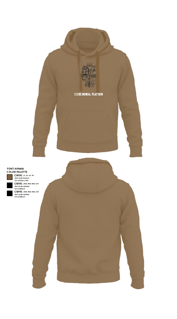 Hoodie, Ceremonial Platoon, Marines, Teamtime, Team time, sublimation, custom sports apparel, team uniforms, spirit wear, spiritwear, sports uniforms, custom shirts, team store, custom team store, fundraiser sports, apparel fundraiser