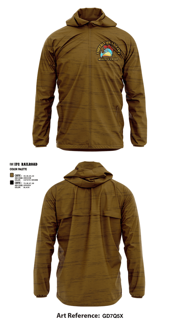 Windbreaker, Taqueria Mr Taco Cafe Mexican & Seafood, , Teamtime, Team time, sublimation, custom sports apparel, team uniforms, spirit wear, spiritwear, sports uniforms, custom shirts, team store, custom team store, fundraiser sports, apparel fundraiser