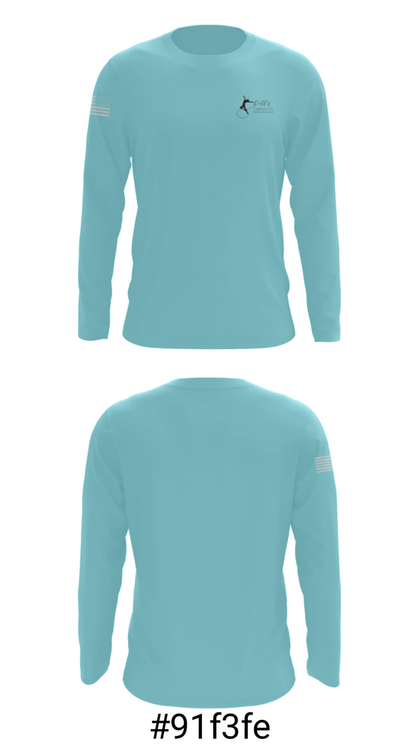 Long Sleeve Performance Shirt, Doll’s Dance Co., , Teamtime, Team time, sublimation, custom sports apparel, team uniforms, spirit wear, spiritwear, sports uniforms, custom shirts, team store, custom team store, fundraiser sports, apparel fundraiser