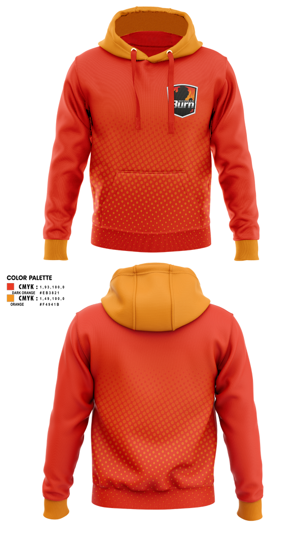 Hoodie, Michigan Burn, Men's Soccer, Teamtime, Team time, sublimation, custom sports apparel, team uniforms, spirit wear, spiritwear, sports uniforms, custom shirts, team store, custom team store, fundraiser sports, apparel fundraiser