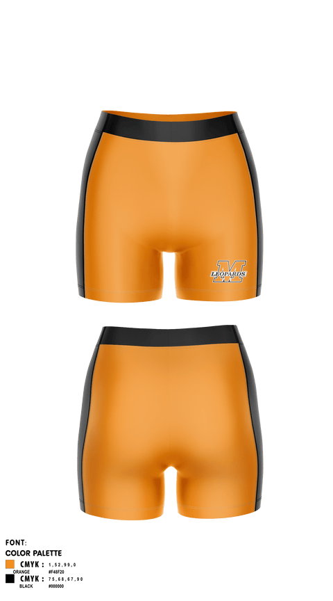 Women's Compression Shorts, Malvern High School Volleyball, Women's Volleyball, Teamtime, Team time, sublimation, custom sports apparel, team uniforms, spirit wear, spiritwear, sports uniforms, custom shirts, team store, custom team store, fundraiser sports, apparel fundraiser