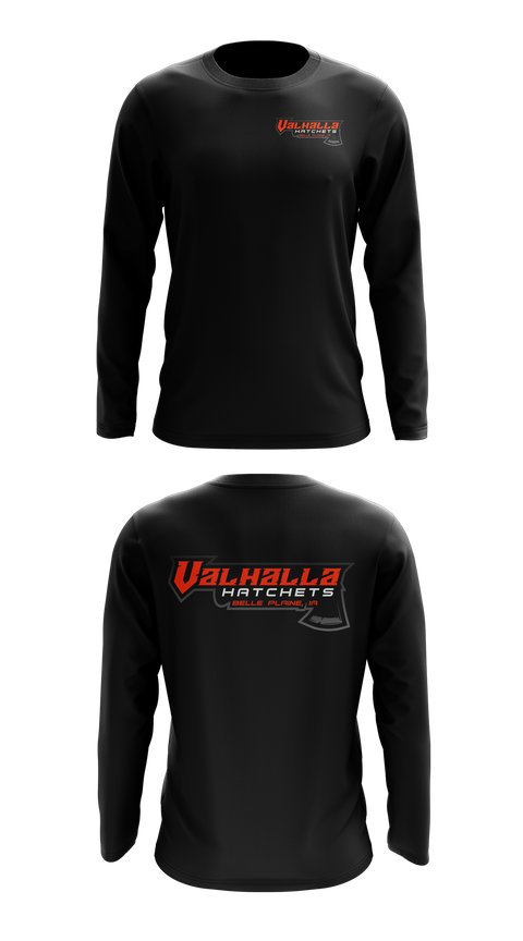 Long Sleeve Performance Shirt, Valhalla Hatchets, , Teamtime, Team time, sublimation, custom sports apparel, team uniforms, spirit wear, spiritwear, sports uniforms, custom shirts, team store, custom team store, fundraiser sports, apparel fundraiser