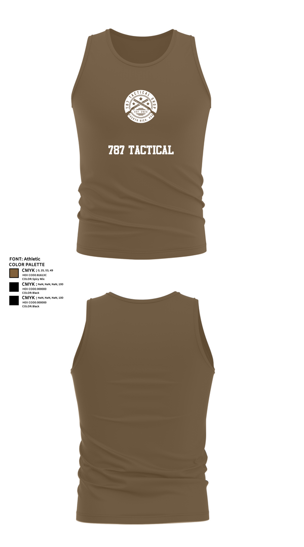 Tank Top, 787 Tactical, , Teamtime, Team time, sublimation, custom sports apparel, team uniforms, spirit wear, spiritwear, sports uniforms, custom shirts, team store, custom team store, fundraiser sports, apparel fundraiser