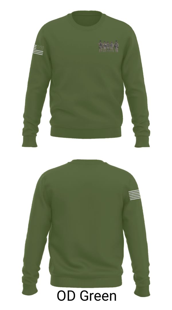 Crew Neck Sweatshirt, West Texas F.O.G, Army, Teamtime, Team time, sublimation, custom sports apparel, team uniforms, spirit wear, spiritwear, sports uniforms, custom shirts, team store, custom team store, fundraiser sports, apparel fundraiser