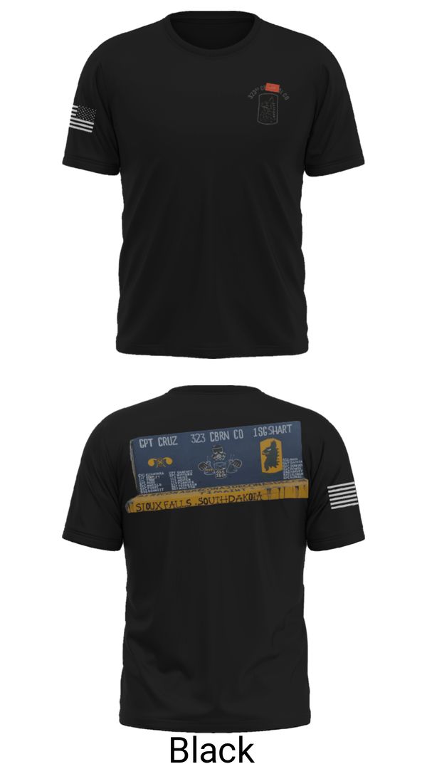 Old School Cotton Feel Shirt, 323 chem maint, Army, Teamtime, Team time, sublimation, custom sports apparel, team uniforms, spirit wear, spiritwear, sports uniforms, custom shirts, team store, custom team store, fundraiser sports, apparel fundraiser