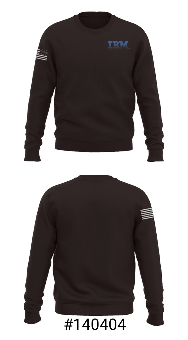 Crew Neck Sweatshirt, IBM, Space Force, Teamtime, Team time, sublimation, custom sports apparel, team uniforms, spirit wear, spiritwear, sports uniforms, custom shirts, team store, custom team store, fundraiser sports, apparel fundraiser