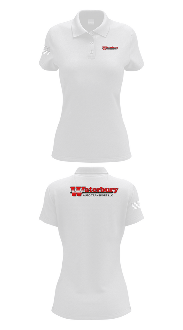 Womens Short Sleeve Performance Polo, Waterbury Auto Transport, , Teamtime, Team time, sublimation, custom sports apparel, team uniforms, spirit wear, spiritwear, sports uniforms, custom shirts, team store, custom team store, fundraiser sports, apparel fundraiser