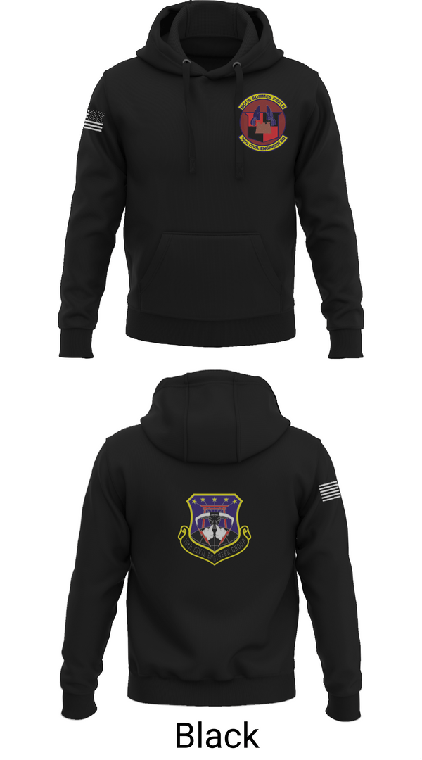 Hoodie, 18th Civil Engineer Sq, Air Force, Teamtime, Team time, sublimation, custom sports apparel, team uniforms, spirit wear, spiritwear, sports uniforms, custom shirts, team store, custom team store, fundraiser sports, apparel fundraiser