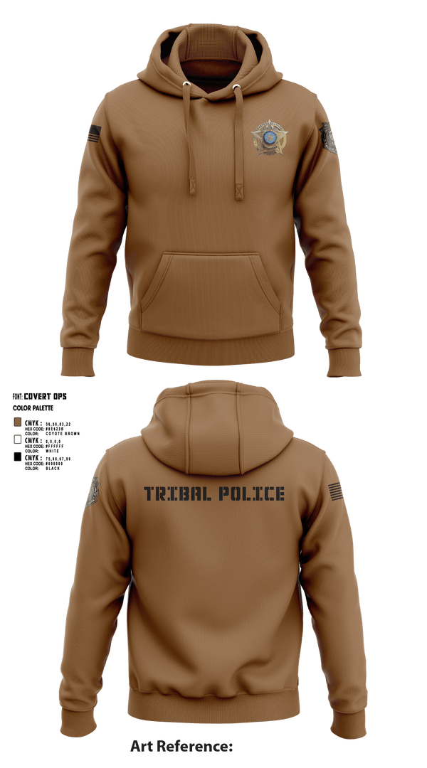 Hoodie, Eastern Shawnee Tribal Police, Police, Teamtime, Team time, sublimation, custom sports apparel, team uniforms, spirit wear, spiritwear, sports uniforms, custom shirts, team store, custom team store, fundraiser sports, apparel fundraiser