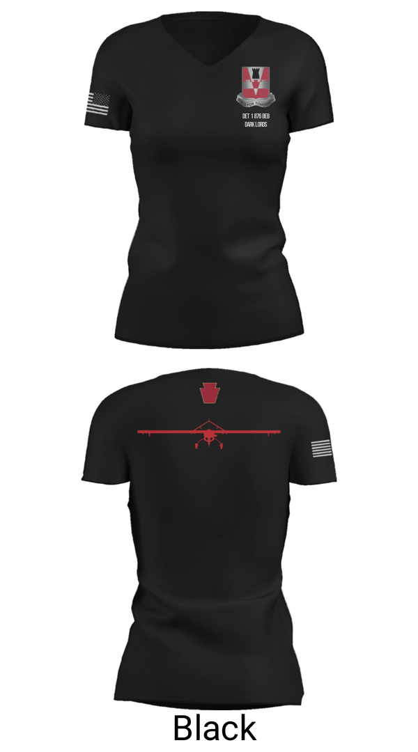 Women's Short Sleeve Vneck Shirt, Det 1 876 BEB, , Teamtime, Team time, sublimation, custom sports apparel, team uniforms, spirit wear, spiritwear, sports uniforms, custom shirts, team store, custom team store, fundraiser sports, apparel fundraiser