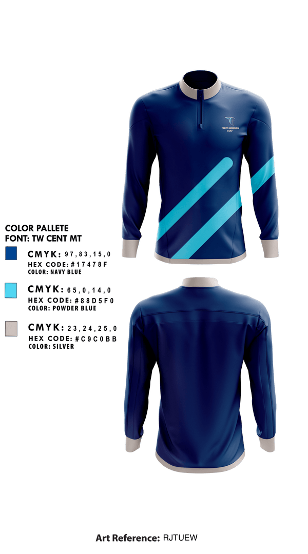 Quarter Zip Jacket, Perry Meridian High School Golf, Golf, Teamtime, Team time, sublimation, custom sports apparel, team uniforms, spirit wear, spiritwear, sports uniforms, custom shirts, team store, custom team store, fundraiser sports, apparel fundraiser