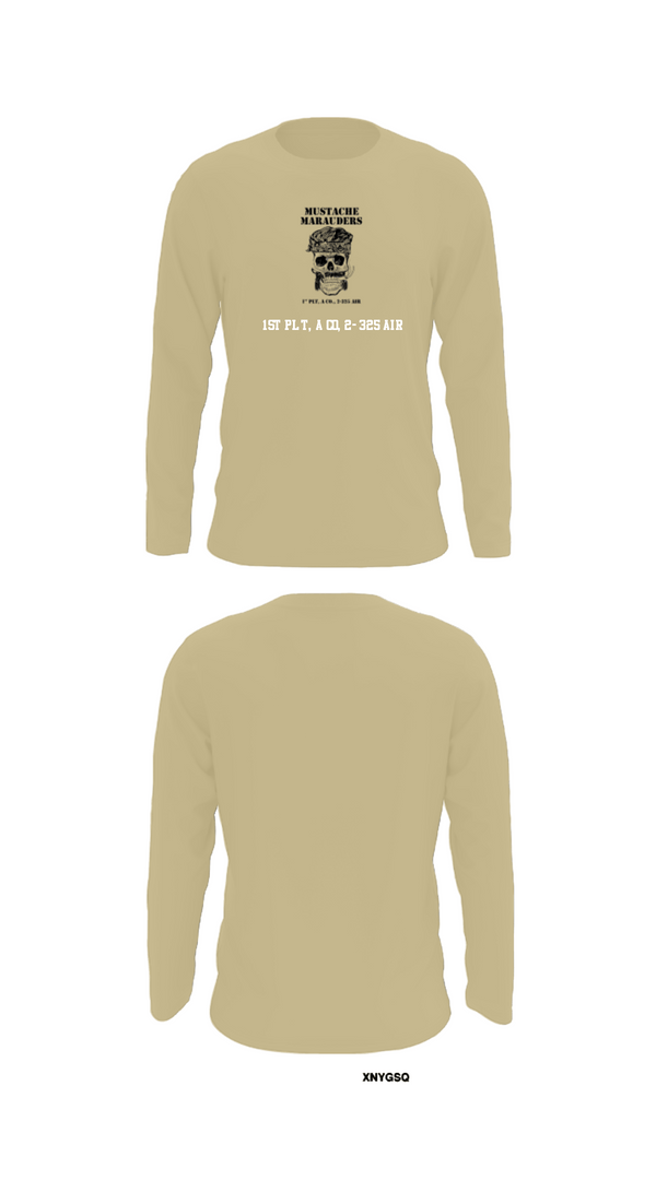 Long Sleeve Performance Shirt, 1st Plt, A Co, 2-325 AIR, Army, Teamtime, Team time, sublimation, custom sports apparel, team uniforms, spirit wear, spiritwear, sports uniforms, custom shirts, team store, custom team store, fundraiser sports, apparel fundraiser