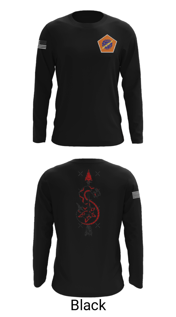 Long Sleeve Performance Shirt, 98th Expeditionary Signal Battalion, Army, Teamtime, Team time, sublimation, custom sports apparel, team uniforms, spirit wear, spiritwear, sports uniforms, custom shirts, team store, custom team store, fundraiser sports, apparel fundraiser