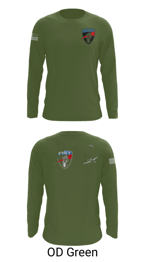 Long Sleeve Performance Shirt, 3-172 FiST, Army, Teamtime, Team time, sublimation, custom sports apparel, team uniforms, spirit wear, spiritwear, sports uniforms, custom shirts, team store, custom team store, fundraiser sports, apparel fundraiser