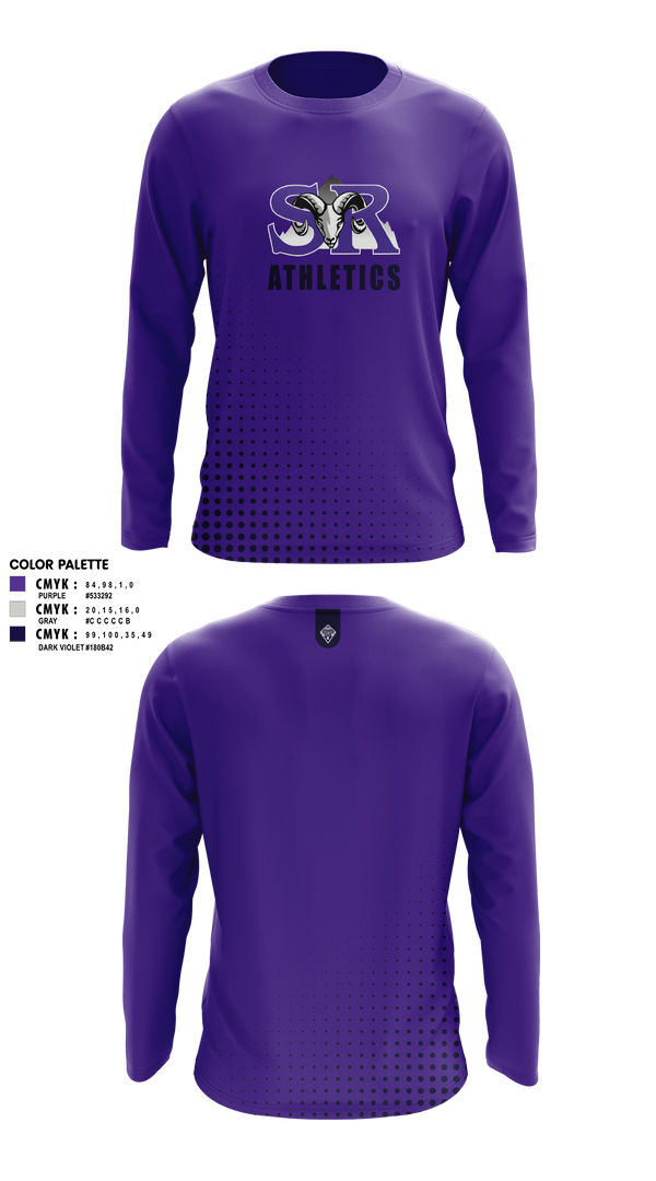 Long Sleeve Performance Shirt, Shadow Ridge Middle School, Men's Soccer, Teamtime, Team time, sublimation, custom sports apparel, team uniforms, spirit wear, spiritwear, sports uniforms, custom shirts, team store, custom team store, fundraiser sports, apparel fundraiser