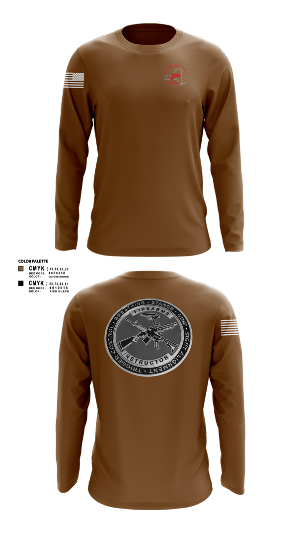Long Sleeve Performance Shirt, Firearms and Tactics training, Police, Teamtime, Team time, sublimation, custom sports apparel, team uniforms, spirit wear, spiritwear, sports uniforms, custom shirts, team store, custom team store, fundraiser sports, apparel fundraiser
