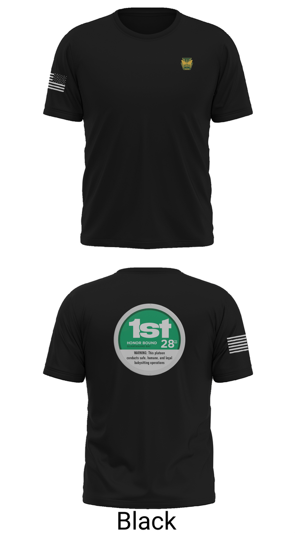 Short Sleeve Performance Shirt, 28th MP Company, National Guard, Teamtime, Team time, sublimation, custom sports apparel, team uniforms, spirit wear, spiritwear, sports uniforms, custom shirts, team store, custom team store, fundraiser sports, apparel fundraiser