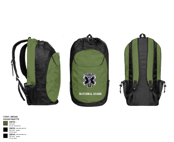 Gear Bag, MEDICS, National Guard, Teamtime, Team time, sublimation, custom sports apparel, team uniforms, spirit wear, spiritwear, sports uniforms, custom shirts, team store, custom team store, fundraiser sports, apparel fundraiser