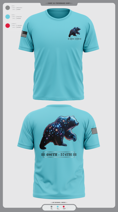 Short Sleeve Performance Shirt, 486th/574th, , Teamtime, Team time, sublimation, custom sports apparel, team uniforms, spirit wear, spiritwear, sports uniforms, custom shirts, team store, custom team store, fundraiser sports, apparel fundraiser
