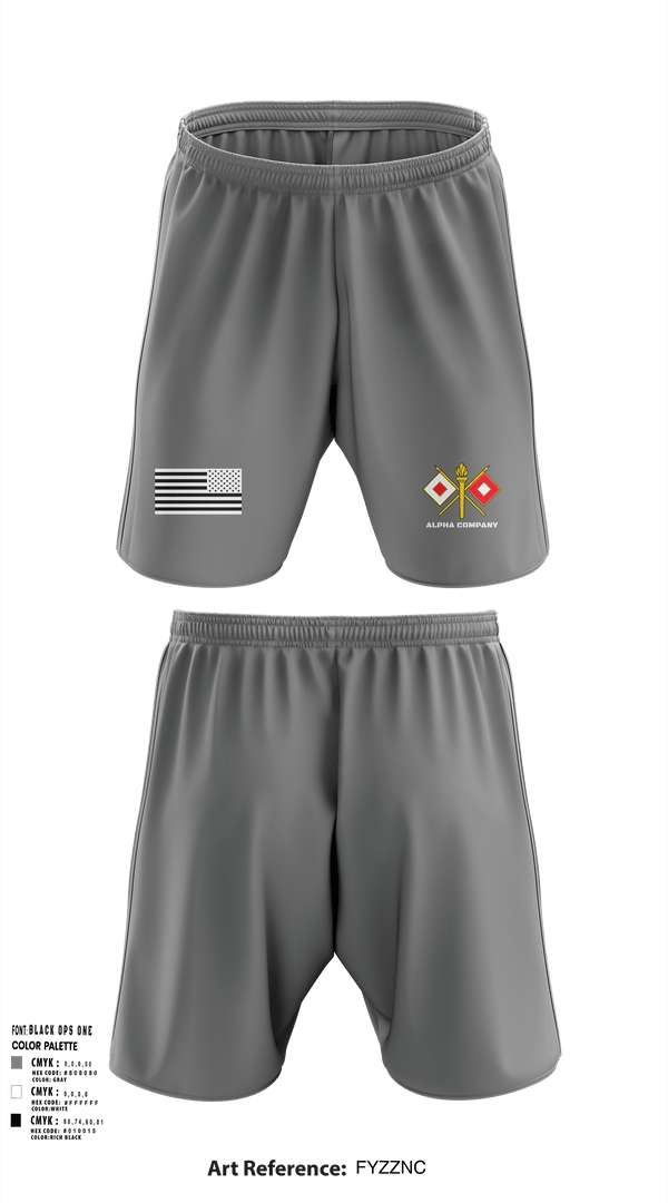 Athletic Shorts With Pockets, Alpha Company, Army, Teamtime, Team time, sublimation, custom sports apparel, team uniforms, spirit wear, spiritwear, sports uniforms, custom shirts, team store, custom team store, fundraiser sports, apparel fundraiser