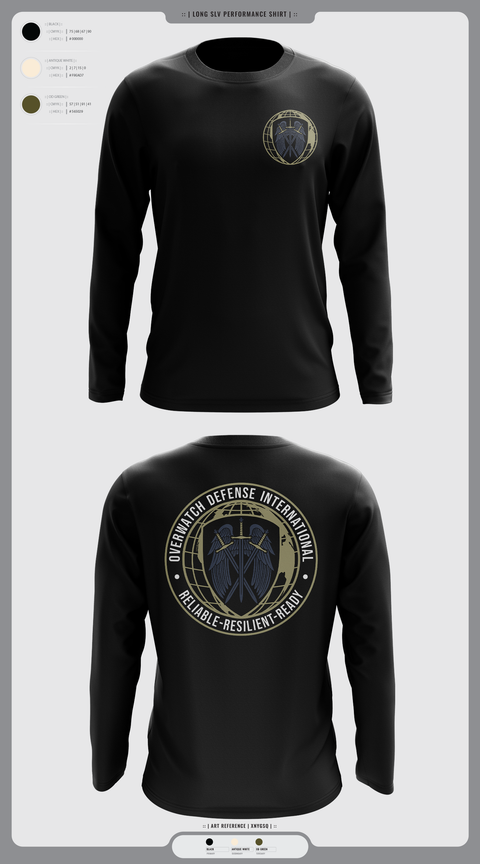 Long Sleeve Performance Shirt, Overwatch Defense International, , Teamtime, Team time, sublimation, custom sports apparel, team uniforms, spirit wear, spiritwear, sports uniforms, custom shirts, team store, custom team store, fundraiser sports, apparel fundraiser