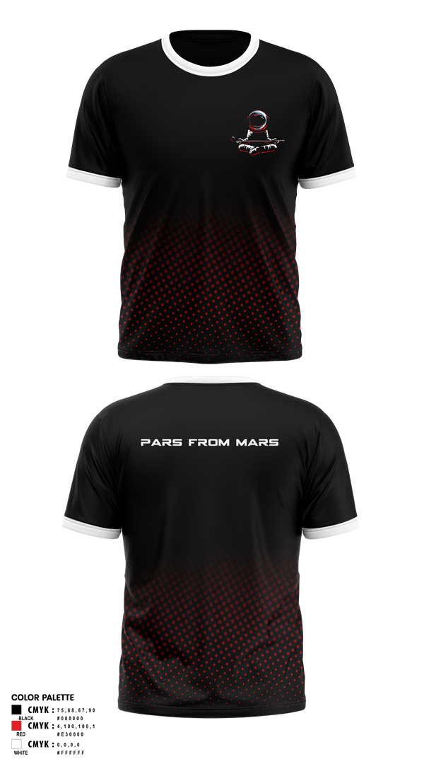 Short Sleeve Performance Shirt, PARS FROM MARS, Golf, Teamtime, Team time, sublimation, custom sports apparel, team uniforms, spirit wear, spiritwear, sports uniforms, custom shirts, team store, custom team store, fundraiser sports, apparel fundraiser
