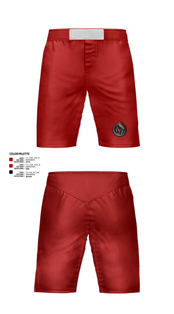 Fight Shorts, White Shield High School Wrestling, Wrestling, Teamtime, Team time, sublimation, custom sports apparel, team uniforms, spirit wear, spiritwear, sports uniforms, custom shirts, team store, custom team store, fundraiser sports, apparel fundraiser