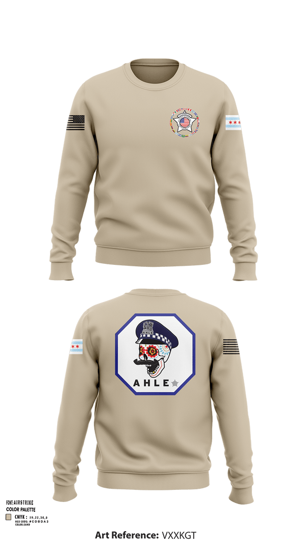 Crew Neck Sweatshirt, Cpd, Police, Teamtime, Team time, sublimation, custom sports apparel, team uniforms, spirit wear, spiritwear, sports uniforms, custom shirts, team store, custom team store, fundraiser sports, apparel fundraiser