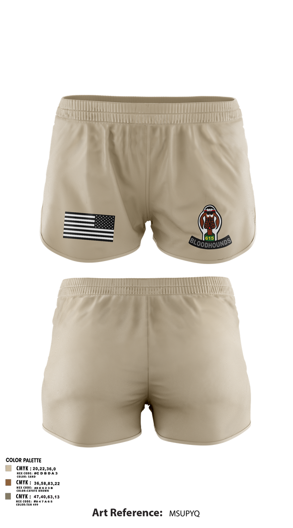 Ranger Panties, 615th MP CO, , Teamtime, Team time, sublimation, custom sports apparel, team uniforms, spirit wear, spiritwear, sports uniforms, custom shirts, team store, custom team store, fundraiser sports, apparel fundraiser