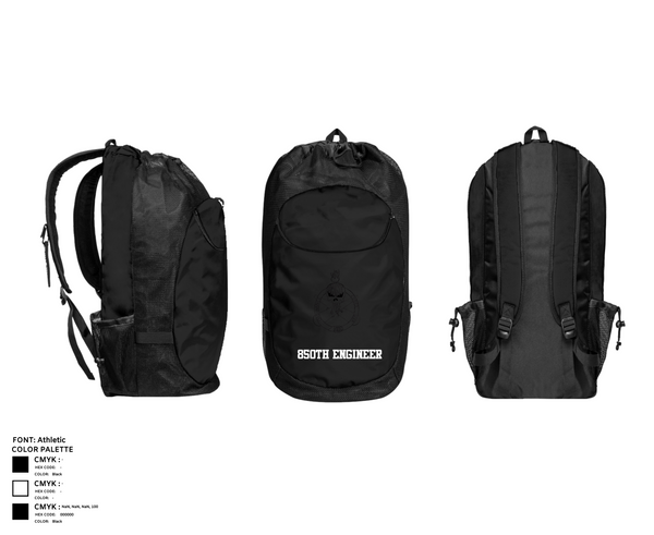 Gear Bag, 850th engineer, , Teamtime, Team time, sublimation, custom sports apparel, team uniforms, spirit wear, spiritwear, sports uniforms, custom shirts, team store, custom team store, fundraiser sports, apparel fundraiser
