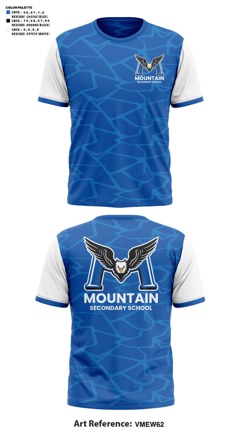 Short Sleeve Performance Shirt, R.E. Mountain Secondary School, Spirit Store, Teamtime, Team time, sublimation, custom sports apparel, team uniforms, spirit wear, spiritwear, sports uniforms, custom shirts, team store, custom team store, fundraiser sports, apparel fundraiser