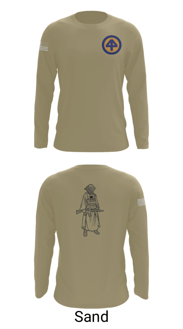 Long Sleeve Performance Shirt, A Co 1/1-114th, Army, Teamtime, Team time, sublimation, custom sports apparel, team uniforms, spirit wear, spiritwear, sports uniforms, custom shirts, team store, custom team store, fundraiser sports, apparel fundraiser