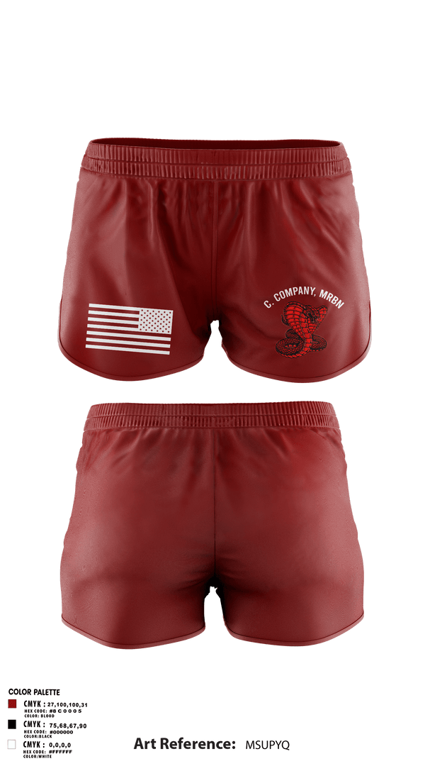Ranger Panties, C. Company, MRBn, Army, Teamtime, Team time, sublimation, custom sports apparel, team uniforms, spirit wear, spiritwear, sports uniforms, custom shirts, team store, custom team store, fundraiser sports, apparel fundraiser