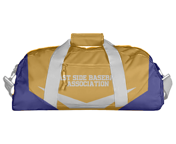 Duffle Bag, East Side Baseball Association, Baseball, Teamtime, Team time, sublimation, custom sports apparel, team uniforms, spirit wear, spiritwear, sports uniforms, custom shirts, team store, custom team store, fundraiser sports, apparel fundraiser