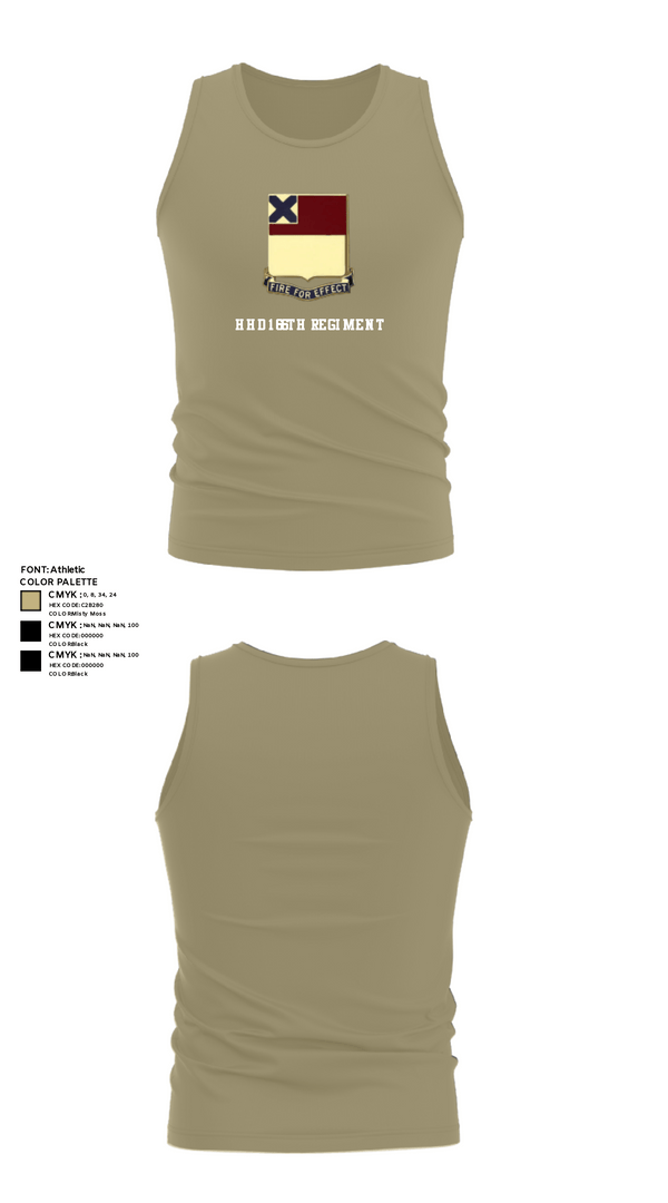 Tank Top, HHD 166th Regiment, Army, Teamtime, Team time, sublimation, custom sports apparel, team uniforms, spirit wear, spiritwear, sports uniforms, custom shirts, team store, custom team store, fundraiser sports, apparel fundraiser