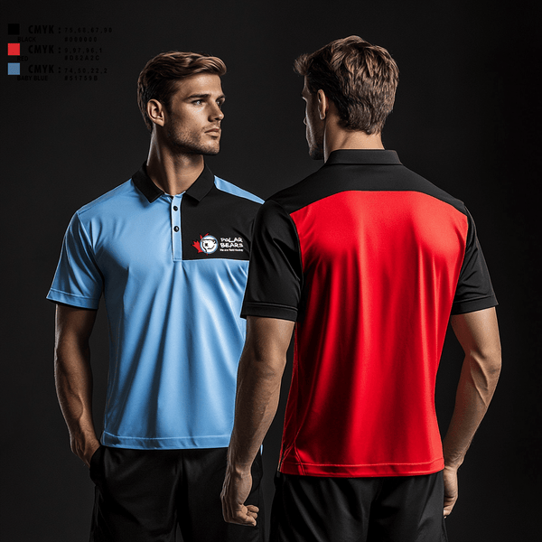 Short Sleeve Performance Polo, Polar Bears Field Hockey, Field Hockey, Teamtime, Team time, sublimation, custom sports apparel, team uniforms, spirit wear, spiritwear, sports uniforms, custom shirts, team store, custom team store, fundraiser sports, apparel fundraiser
