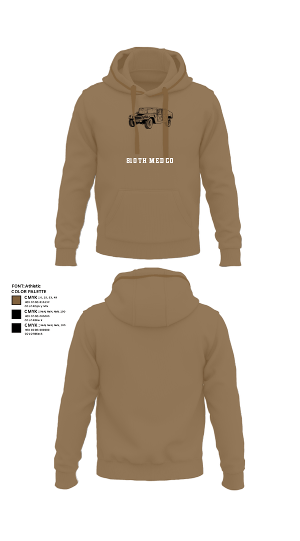 Hoodie, 810th med co, Army, Teamtime, Team time, sublimation, custom sports apparel, team uniforms, spirit wear, spiritwear, sports uniforms, custom shirts, team store, custom team store, fundraiser sports, apparel fundraiser