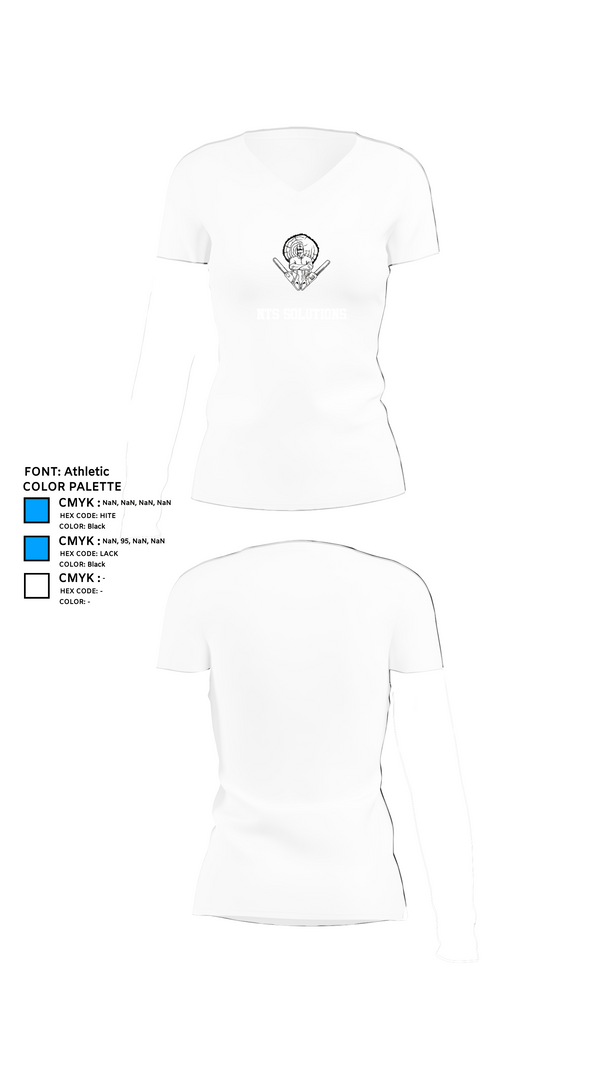 Womens Short Sleeve Vneck Shirt, NTS Solutions, , Teamtime, Team time, sublimation, custom sports apparel, team uniforms, spirit wear, spiritwear, sports uniforms, custom shirts, team store, custom team store, fundraiser sports, apparel fundraiser