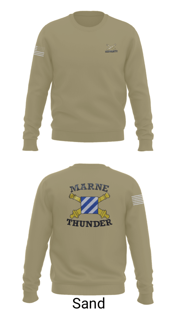Crew Neck Sweatshirt, 3ID divarty3ID DIVARTY, Army, Teamtime, Team time, sublimation, custom sports apparel, team uniforms, spirit wear, spiritwear, sports uniforms, custom shirts, team store, custom team store, fundraiser sports, apparel fundraiser