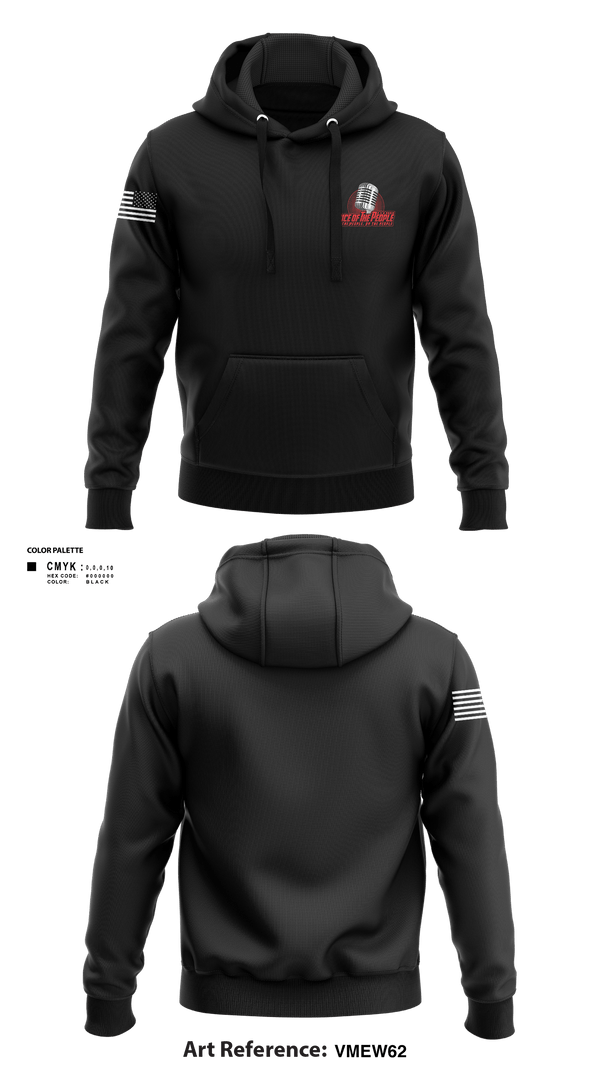 Hoodie, Voice of The People USA Radio Network, , Teamtime, Team time, sublimation, custom sports apparel, team uniforms, spirit wear, spiritwear, sports uniforms, custom shirts, team store, custom team store, fundraiser sports, apparel fundraiser