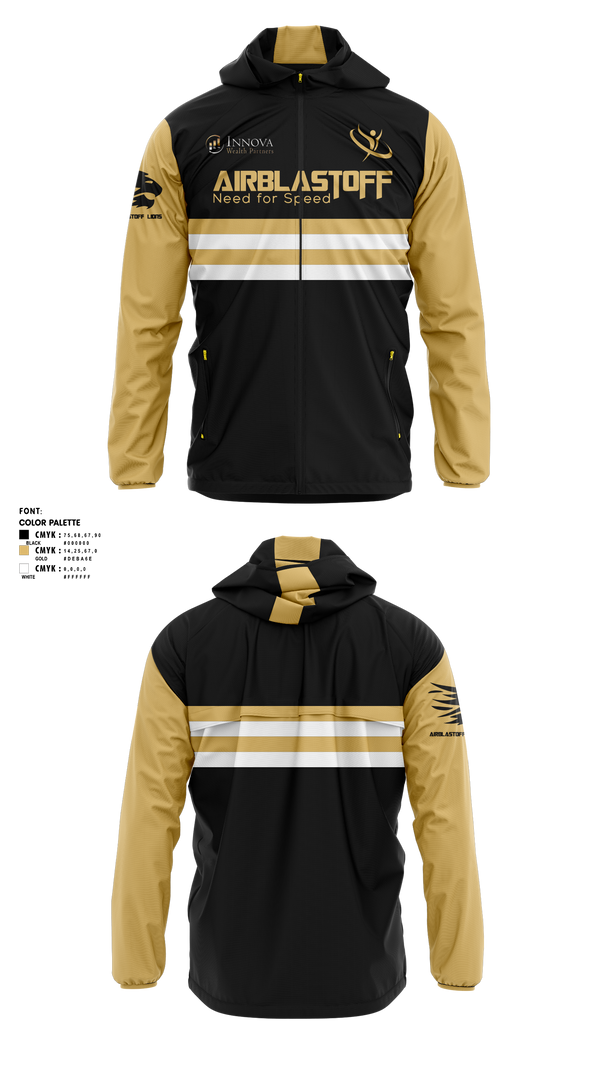Windbreaker, Airblastoff Lions, Track & Field, Teamtime, Team time, sublimation, custom sports apparel, team uniforms, spirit wear, spiritwear, sports uniforms, custom shirts, team store, custom team store, fundraiser sports, apparel fundraiser