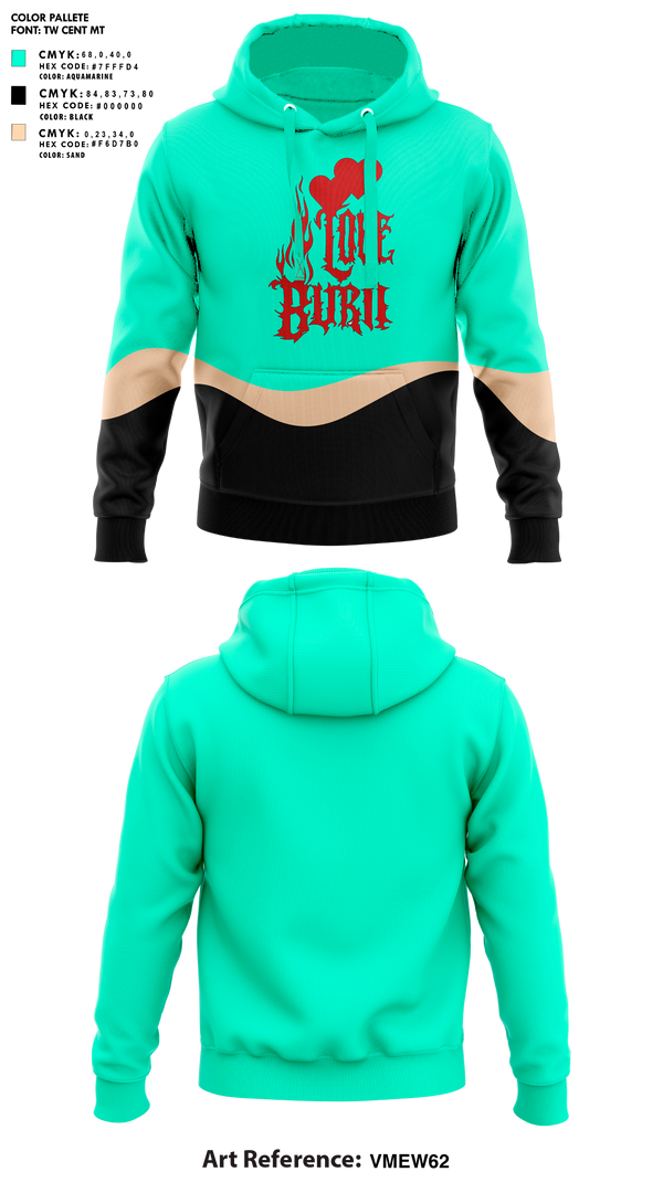 Hoodie, Love Burn Fashion Brand, , Teamtime, Team time, sublimation, custom sports apparel, team uniforms, spirit wear, spiritwear, sports uniforms, custom shirts, team store, custom team store, fundraiser sports, apparel fundraiser