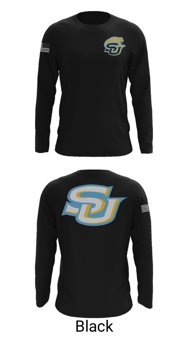Long Sleeve Performance Shirt, Southern University A & M College Softball, Softball, Teamtime, Team time, sublimation, custom sports apparel, team uniforms, spirit wear, spiritwear, sports uniforms, custom shirts, team store, custom team store, fundraiser sports, apparel fundraiser