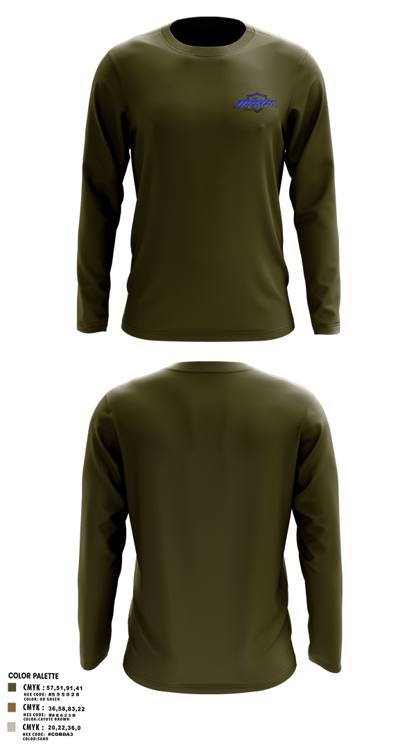 Long Sleeve Performance Polo, 1st Defense Foam Insulation, , Teamtime, Team time, sublimation, custom sports apparel, team uniforms, spirit wear, spiritwear, sports uniforms, custom shirts, team store, custom team store, fundraiser sports, apparel fundraiser