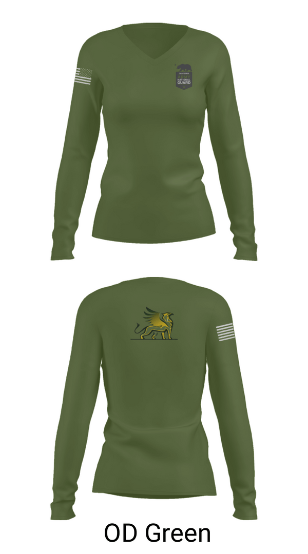 Women's Long Sleeve Vneck Shirt, Azusa Griffins, , Teamtime, Team time, sublimation, custom sports apparel, team uniforms, spirit wear, spiritwear, sports uniforms, custom shirts, team store, custom team store, fundraiser sports, apparel fundraiser