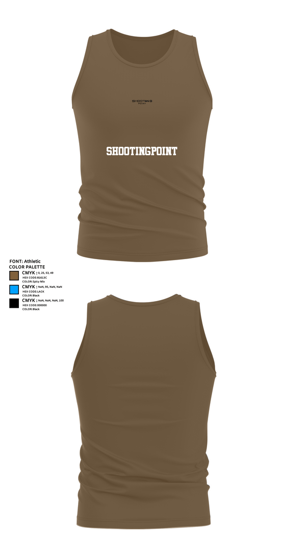 Tank Top, Shootingpoint, Army, Teamtime, Team time, sublimation, custom sports apparel, team uniforms, spirit wear, spiritwear, sports uniforms, custom shirts, team store, custom team store, fundraiser sports, apparel fundraiser