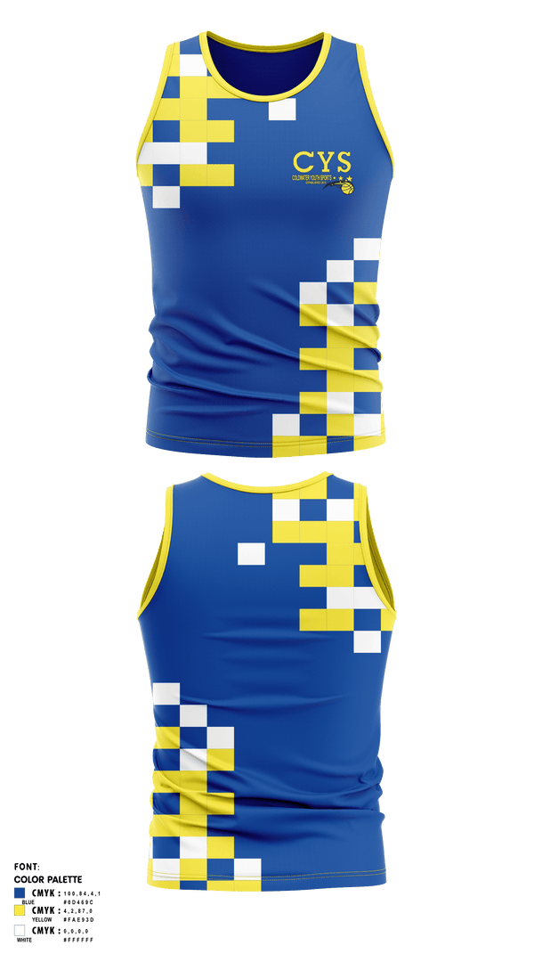 Tank Top, ColdWater Cougara 'Shelby Youth Sports', Track & Field, Teamtime, Team time, sublimation, custom sports apparel, team uniforms, spirit wear, spiritwear, sports uniforms, custom shirts, team store, custom team store, fundraiser sports, apparel fundraiser
