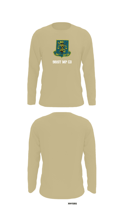 Long Sleeve Performance Shirt, 981st MP CO, , Teamtime, Team time, sublimation, custom sports apparel, team uniforms, spirit wear, spiritwear, sports uniforms, custom shirts, team store, custom team store, fundraiser sports, apparel fundraiser
