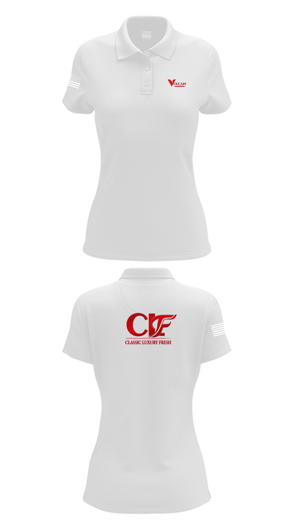 Womens Short Sleeve Performance Polo, CLF, , Teamtime, Team time, sublimation, custom sports apparel, team uniforms, spirit wear, spiritwear, sports uniforms, custom shirts, team store, custom team store, fundraiser sports, apparel fundraiser