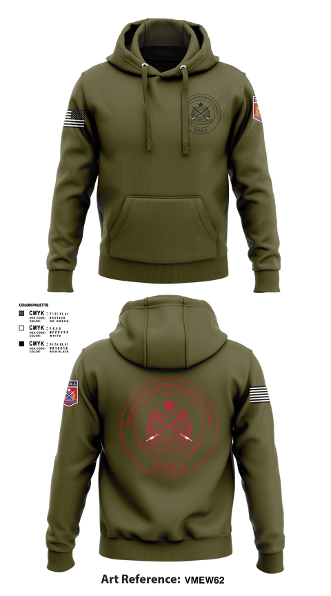 Hoodie, B.N.R.A, Army, Teamtime, Team time, sublimation, custom sports apparel, team uniforms, spirit wear, spiritwear, sports uniforms, custom shirts, team store, custom team store, fundraiser sports, apparel fundraiser